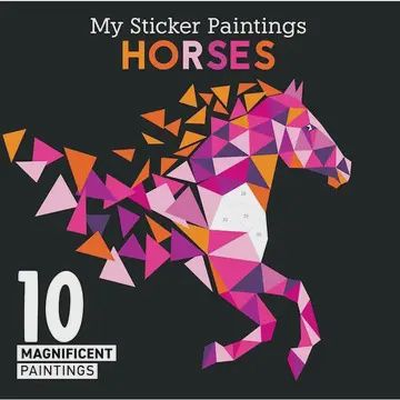 My Sticker Paintings- Horses