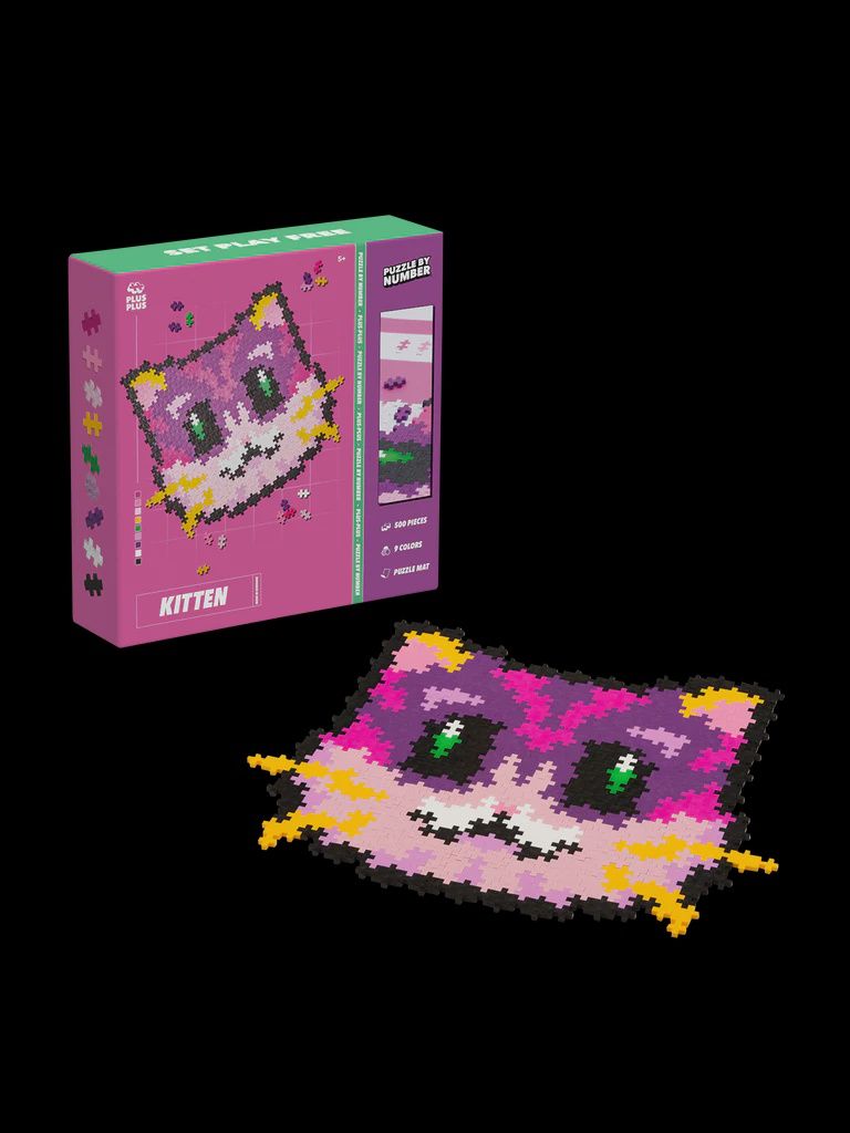 Puzzle By Number- Kitten