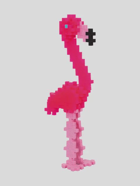 Plus Plus Flamingo