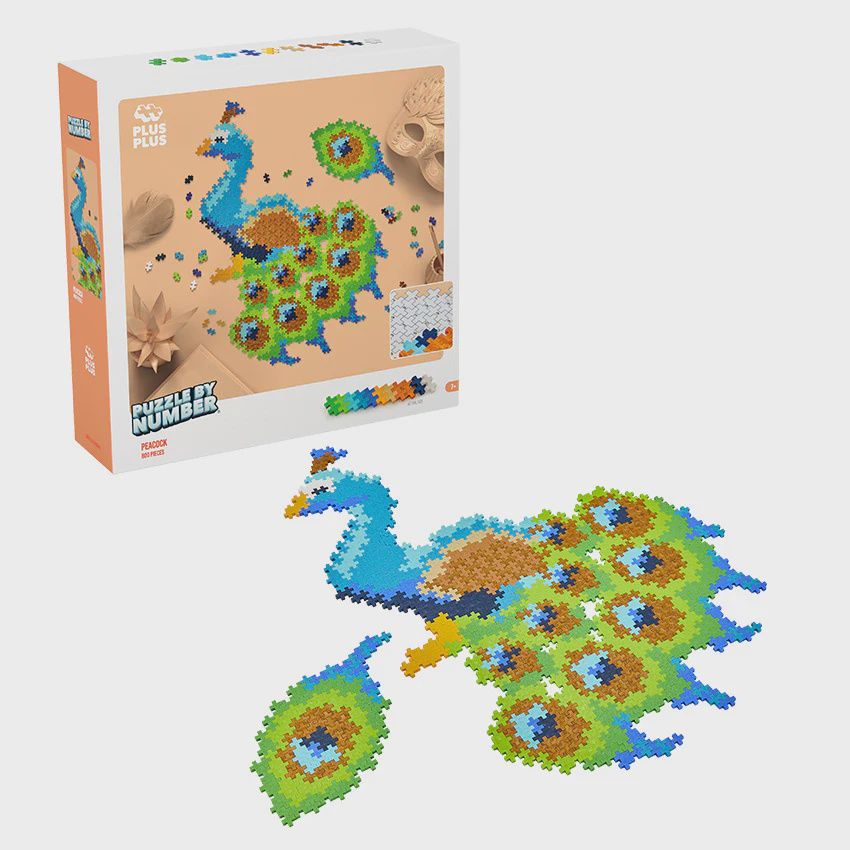 Puzzle By Number- Peacock