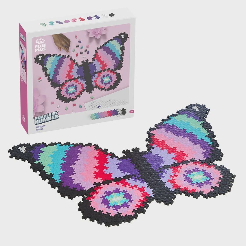 Puzzle By Number-Butterfly