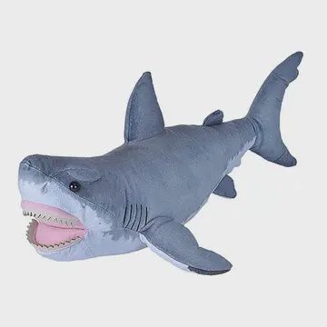 Living Ocean Great White Shark Stuffed Animal 20&quot;
