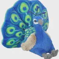 Ck-Mini Peacock Stuffed Animal 8&quot;