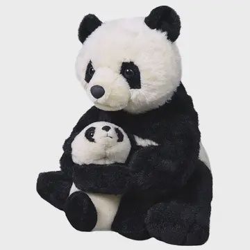 Mom Baby Panda Stuffed Animal 12&quot;
