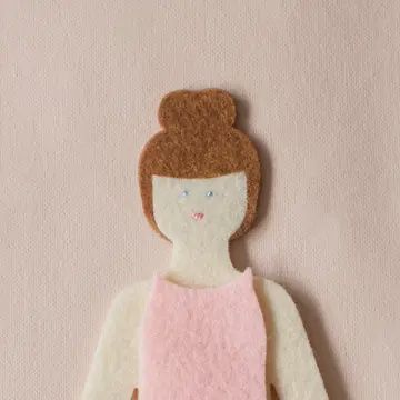 Felt Doll - Starter Girl Cinnamon