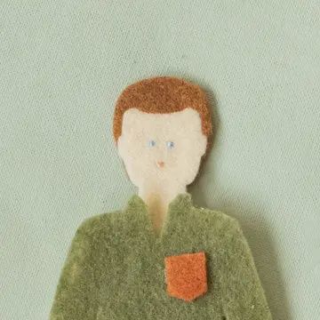 Felt Doll - Starter Boy Cinnamon