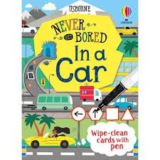Never get Bored in a Car Wipe Clean Cards