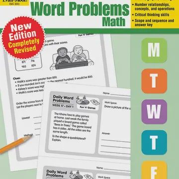 Daily Word Problems Math, Grade 3 Teacher Edition