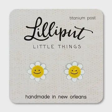 Happy Daisy Earrings // Smiling Daisy Earrings