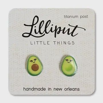 Kawaii Avocado Earrings