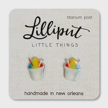 Snoball Earrings Rainbow
