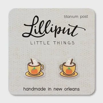 Pumpkin Spice Latte Earrings
