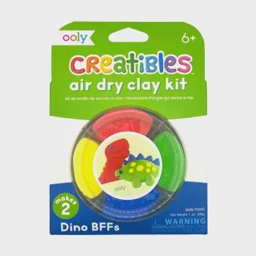 Creatibles D.I.Y. Air-Dry Clay Kit: Dino. Bffs (Set of 4)