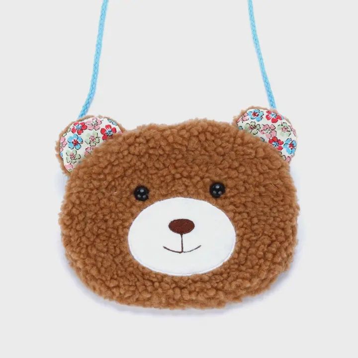 Kids Little Bear Brown Purse