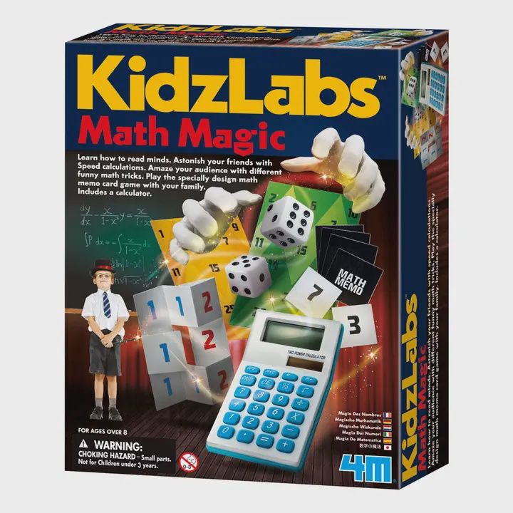 4M Math Magic Puzzles and Games Diy Kit
