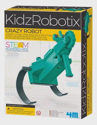 4M Kidz Robotix Crazy Robot Kit-Stem Toys For Kids