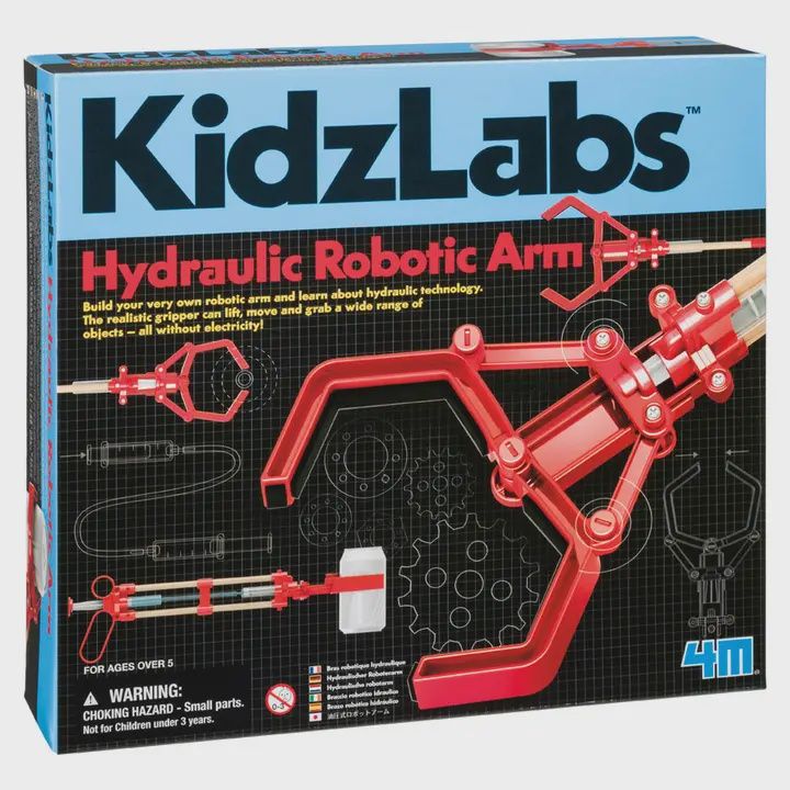 4M Hydraulic Robot Arm Kids Science Kit