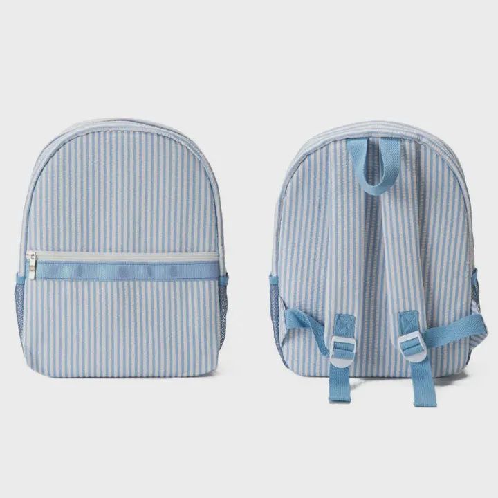 Kids Seersucker Brooks Backpack