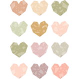 Terrazzo Tones Hearts Mini Accents