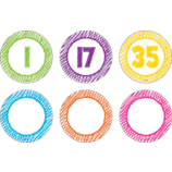 Scribble Numbers Magnetic Accents