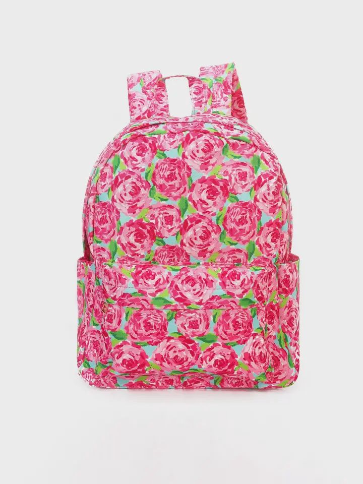 Girl Floral Casual Backpack