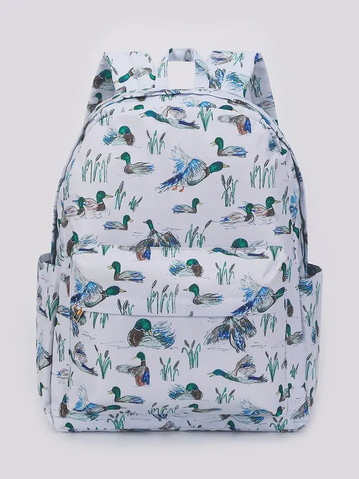 Kids Backpack with Duck Print