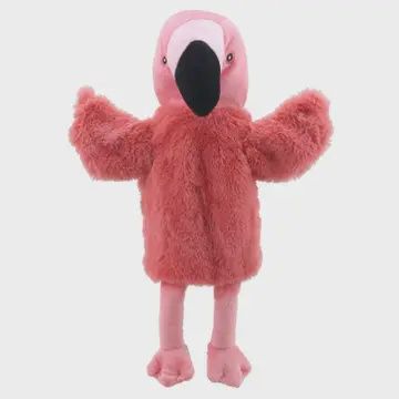 Eco Animal Buddies Hand Puppet - Flamingo