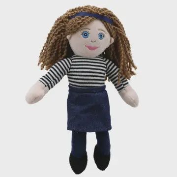 Finger Puppets: Mum (Stripy Outfit)