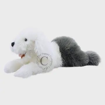 Playful Puppies Hand Puppet - Old English Sheepdog