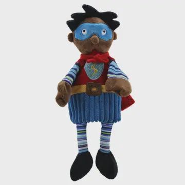 Story Tellers Hand Puppet: Super Hero - Blue Mask