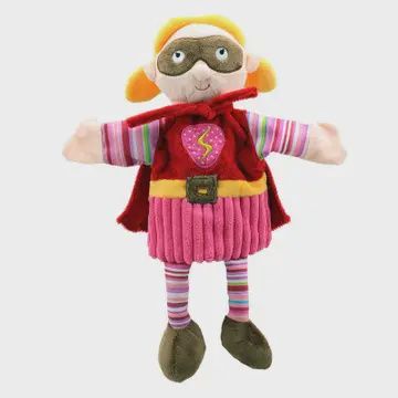Story Tellers Hand Puppet: Super Hero - Pink Outfit