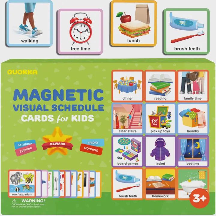 95 Behavior Chore Chart Cards For Kids | Magnetic Calendar L