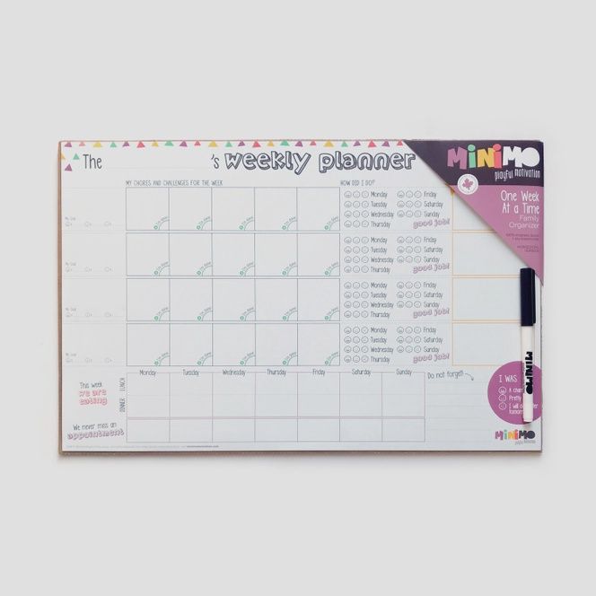 One Week At A Time Family Organizer - Horizontal