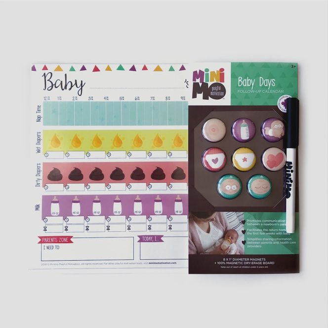 Baby Days Newborn Calendar