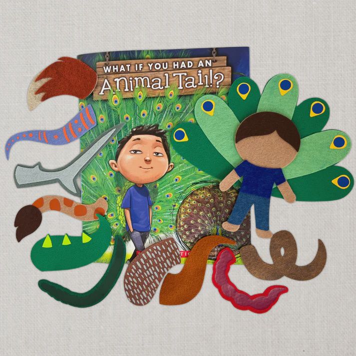 What If You Had An Animal Tail?- Book and Felt Set
