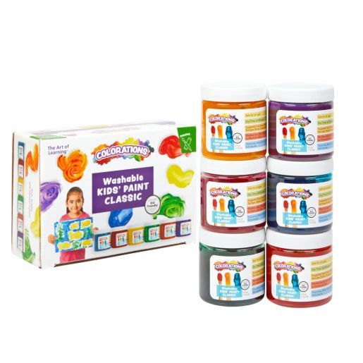 Washable Kids Classic Paint- 6 Colors