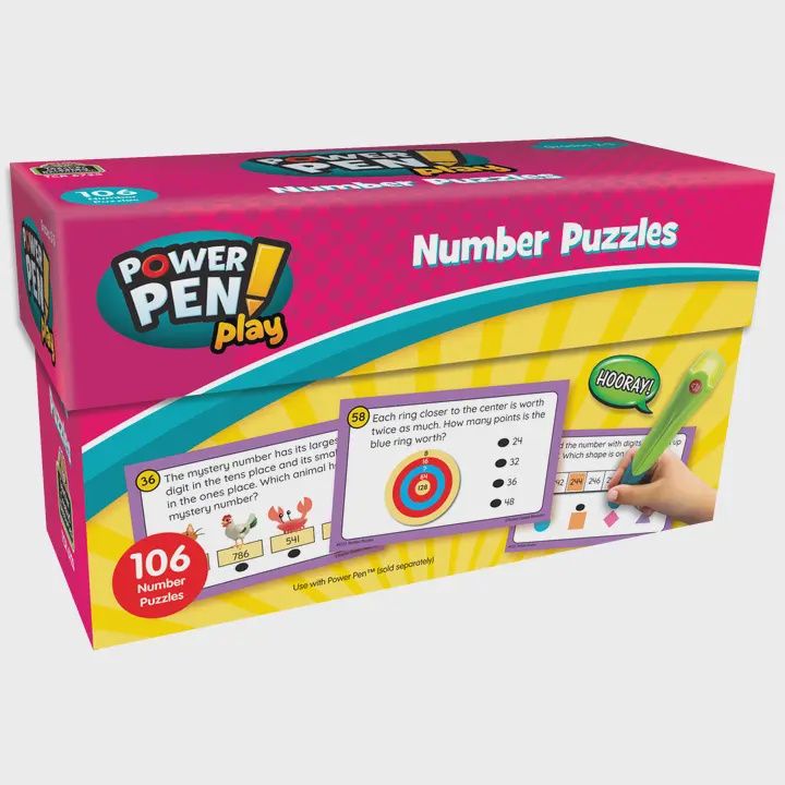 Power Pen® Play: Number Puzzles (Gr. 2–3)