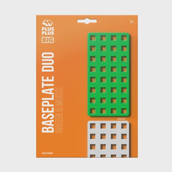 Big Baseplate Duo - Green &amp; White