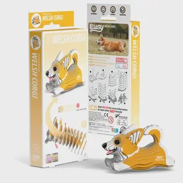 Eugy Welsh Corgi 3D Puzzle