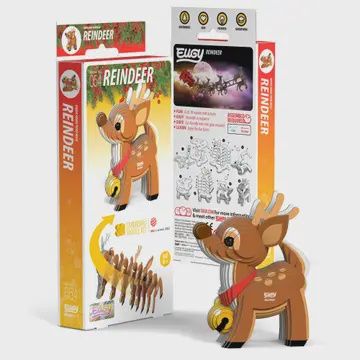 Eugy Reindeer 3D Puzzle