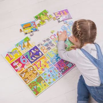 1-20 Floor Puzzle
