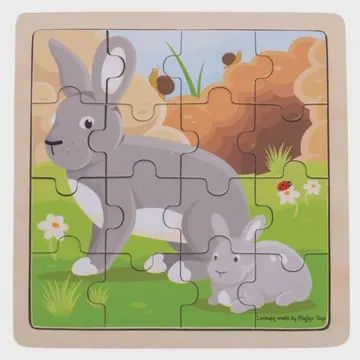 Rabbit &amp; Kitten Puzzle