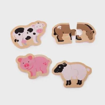 Two Piece Puzzles - Farm