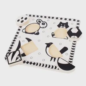 Pets Black and White Puzzle