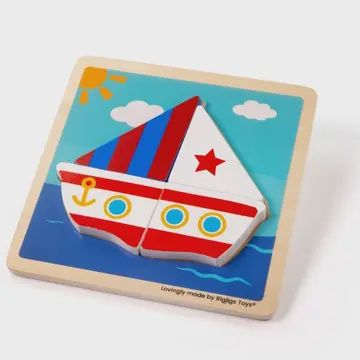 Chunky Lift-Out Puzzle - Boat