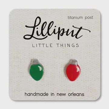 Christmas Bulb Earrings Mixed