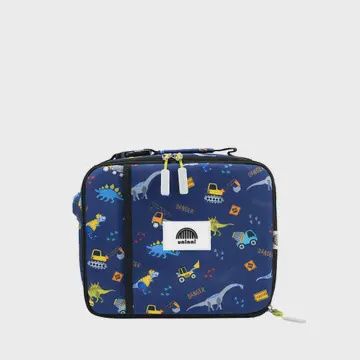 Ellis Lunch Bag - Blue Dinosaur
