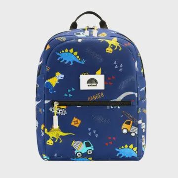 Ethan Backpack-Blue Dinosaur