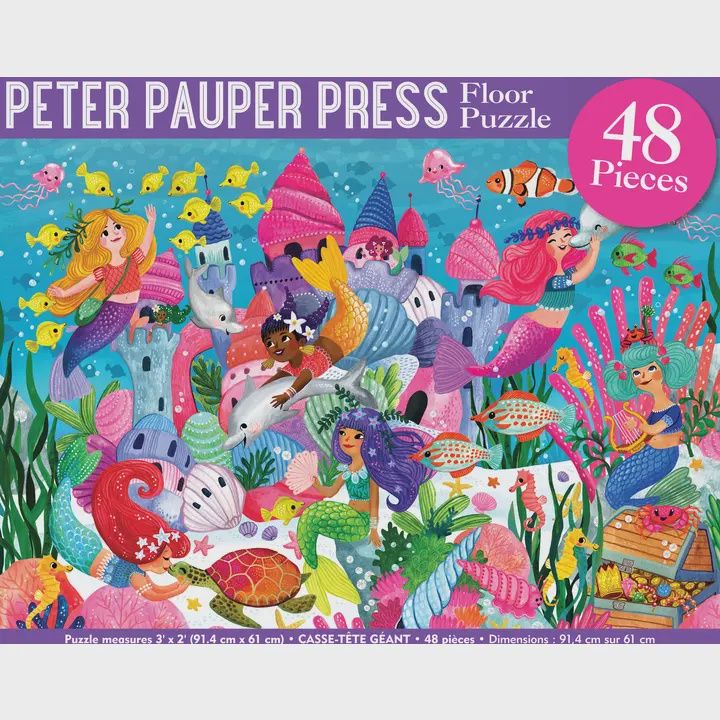 Mermaid Adventure Kids&#39; Floor Puzzle