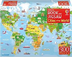 Usborne Book &amp; Jigsaw Puzzle- Cities of the World